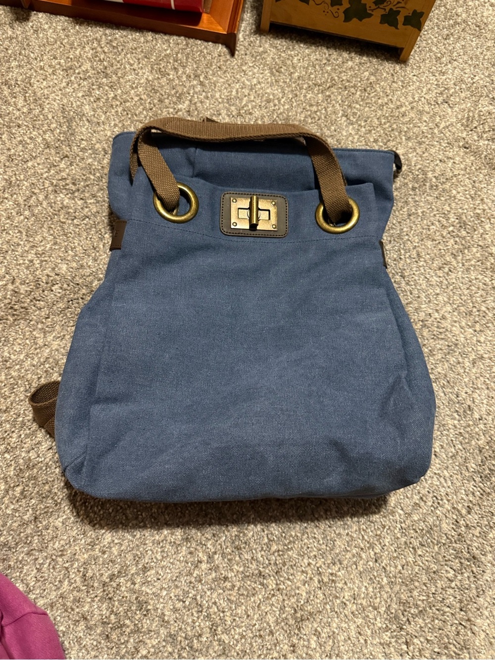 Zede Paris Denim Backpack